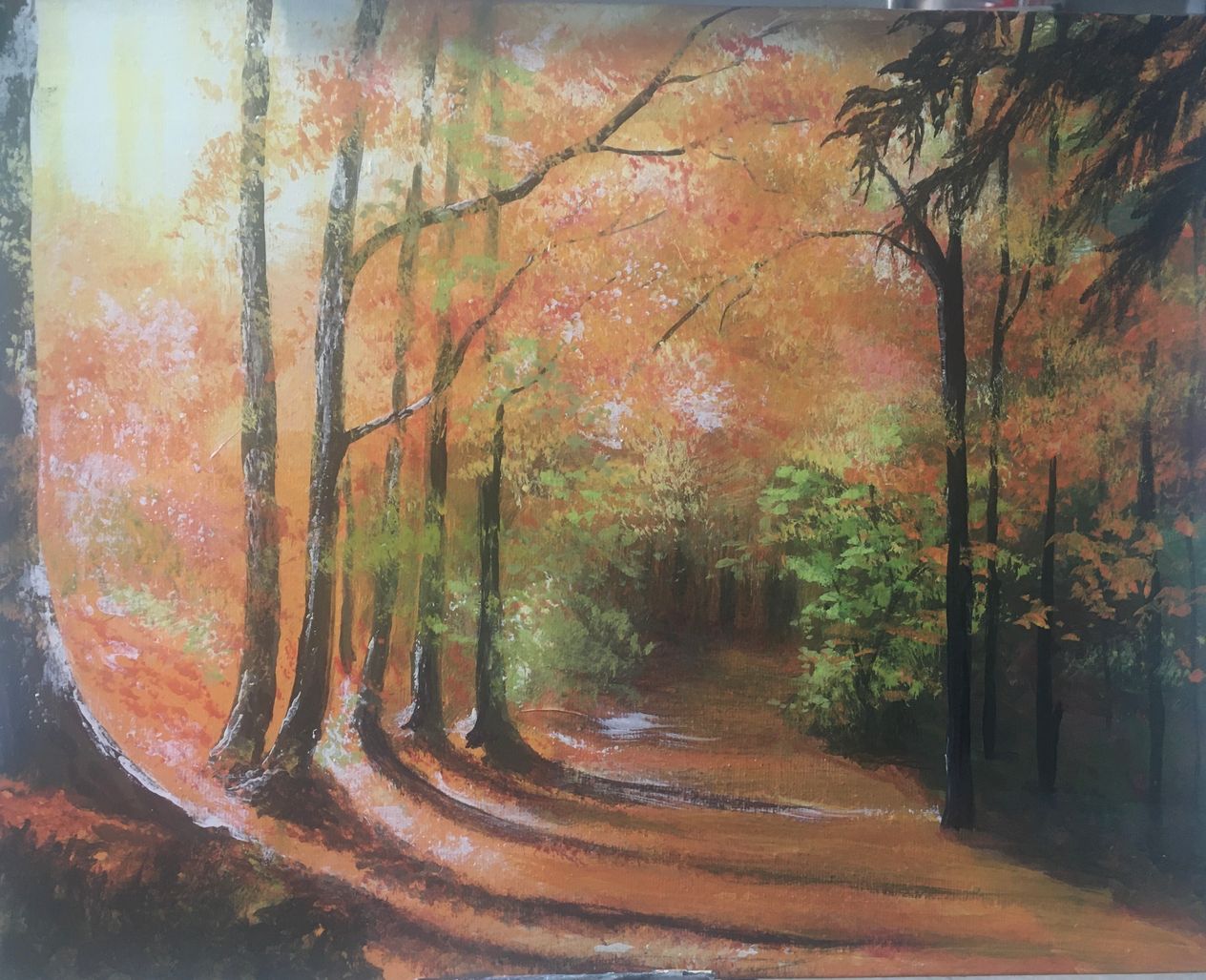 Morning Shadows, Acrylic by Dianne Thompson
