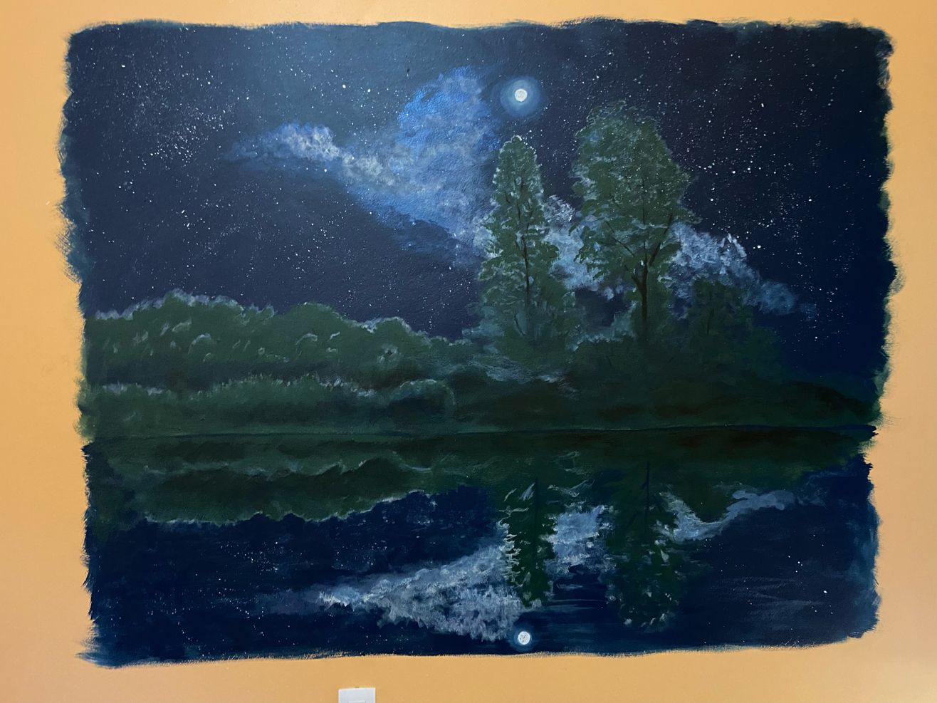 Belize #1 Bedroom wall, Acrylic by Dianne Thompson