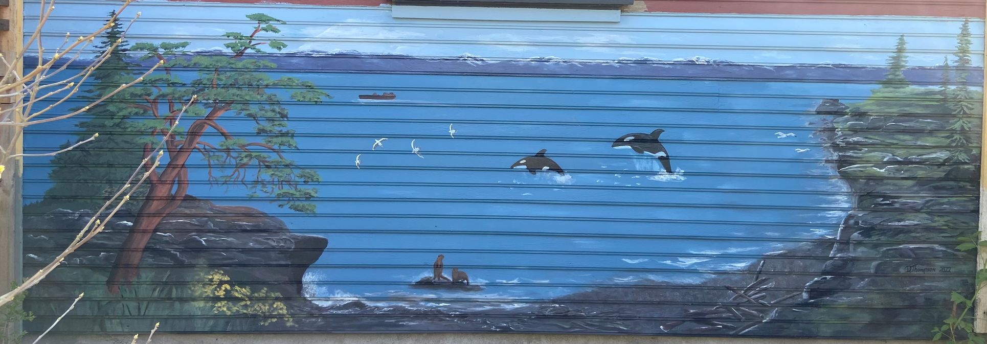 Sherry's Mural, Acrylic by Dianne Thompson