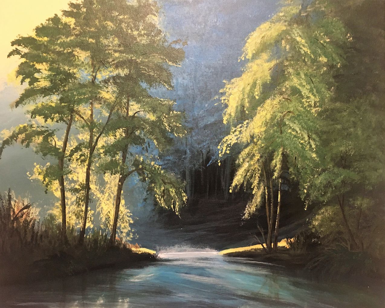 Beautiful Morning, Acrylic by Dianne Thompson
