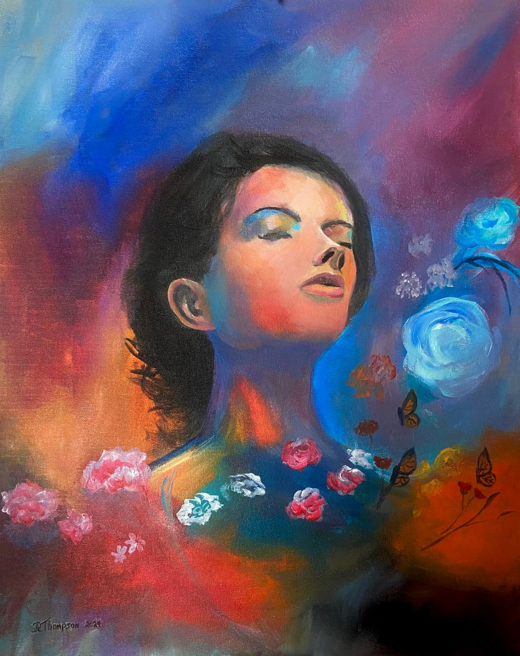 Beautiful Dreamer, Acrylic by Dianne Thompson