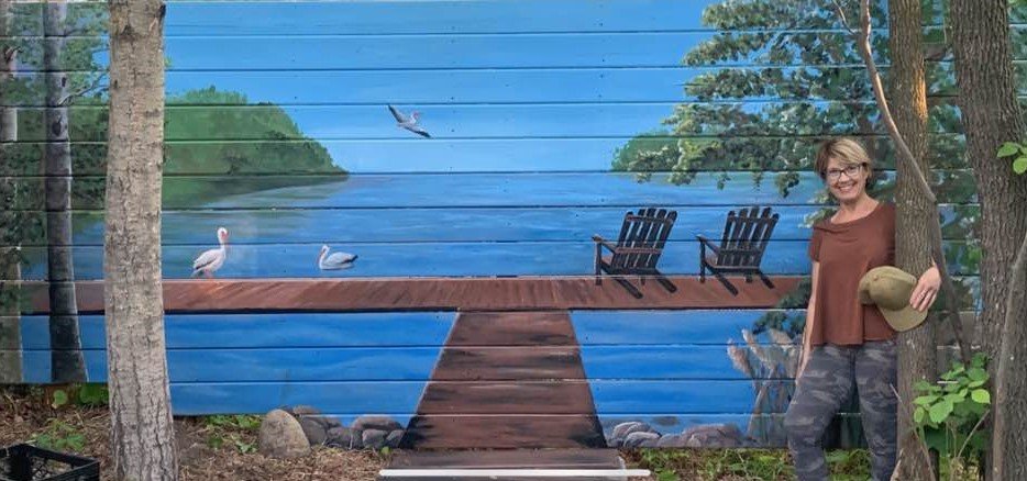 Jackies Mural, Acrylic by Dianne Thompson