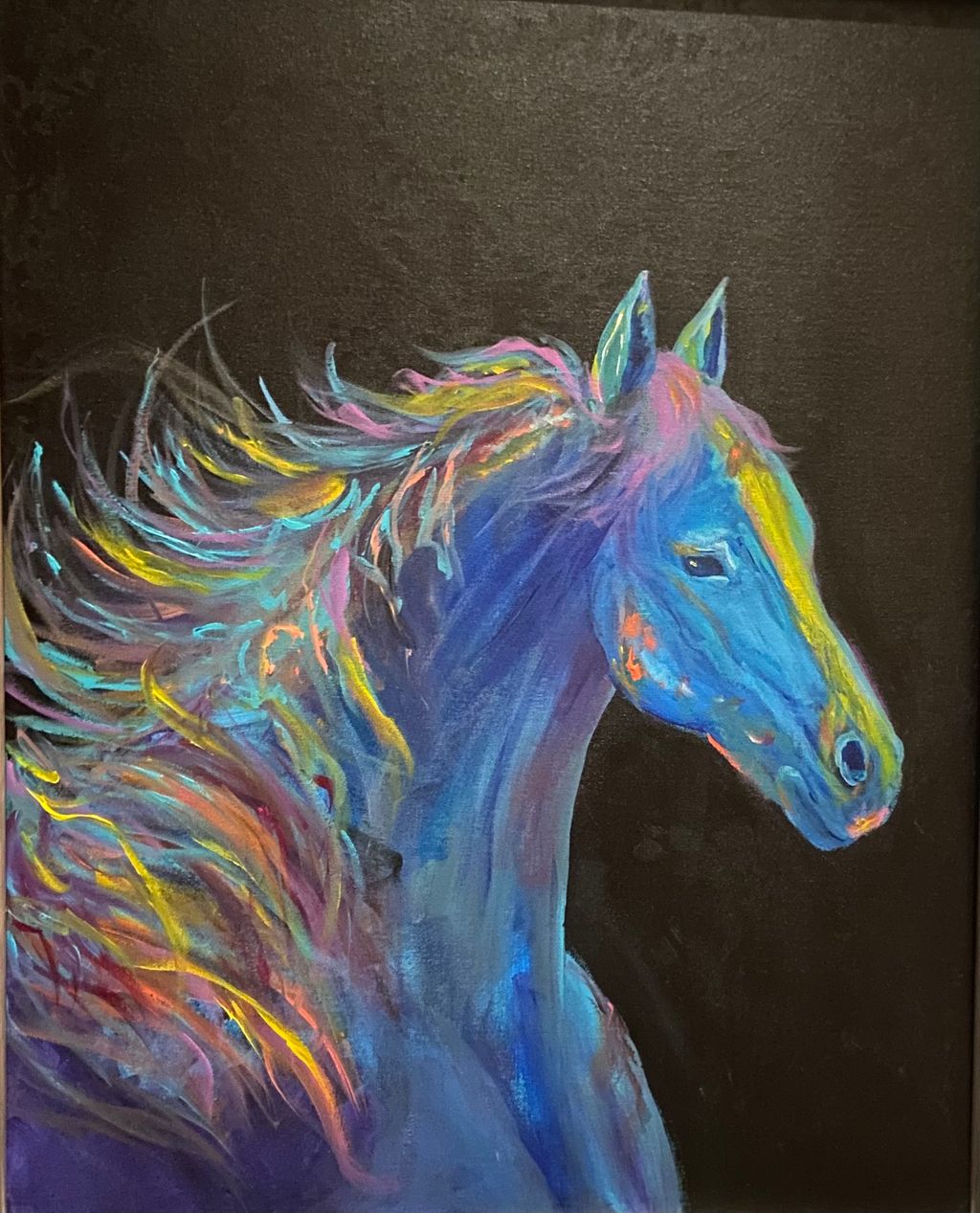 Big Blue, Acrylic by Dianne Thompson